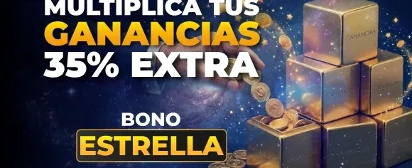 Bono de Bienvenida 100% Extra promotional banner